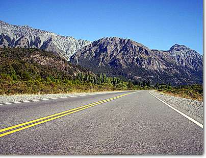 Acceso norte a El Bolson Ruta 40, desde Bariloche