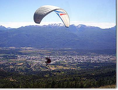 Parapente en El Bolson Cerro Piltriquitron