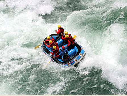 Rafting en el Rio El Manso El Bolson Patagonia Argentina