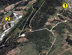 Rio Azul, valle y El Bolson