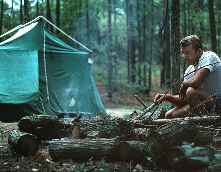 Campamento en el Cajon del Azul