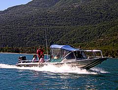 Rio Puelo, Lago Puelo. El Bolson Patagonia Argentina