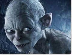 Gollum de El Seņor de los Anillos