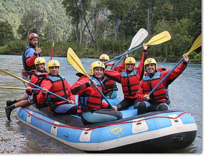 Rafting en El Rio Manso, El Bolson Patagonia Argentina