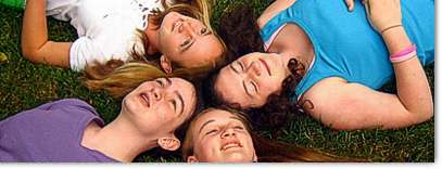 Chicas en el Camping Del Lago Lago Puelo