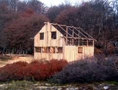 Construccion del nuevo refugio del Lago Natacion