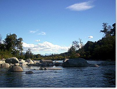 Rio Azul, Camping Los Alerces