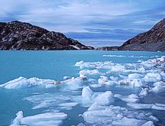 Glaciar Hielo Azul
