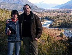 Turistas posando en el Mirador