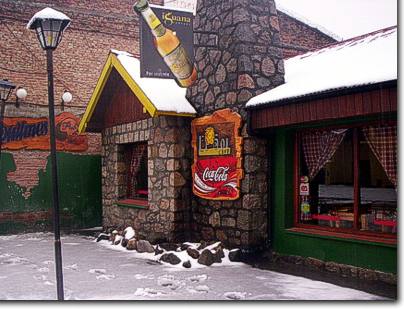 Pub El Sol, en invierno