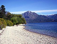 Playa de Puerto Patriada, El Bolson Patagonia Argentina