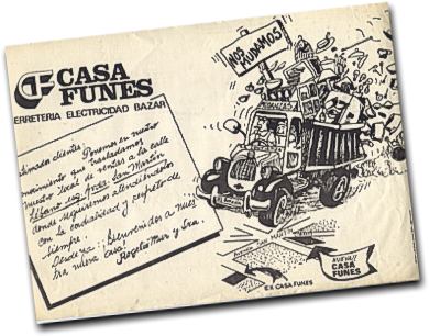 Antiguo afiche publicitario de El Bolson