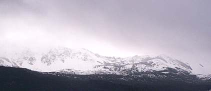 Foto de el Cerro Piltriquitron en Invierno