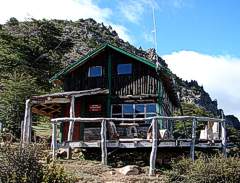 El refugio del Cerro Piltriquitron