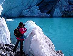 Glaciar Hielo Azul El Bolson