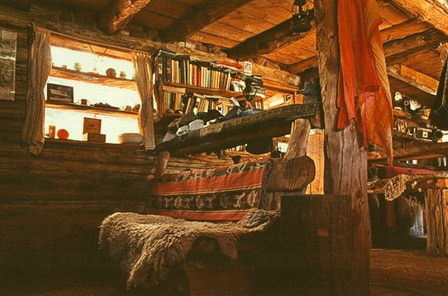 Interior del Refugio El Retamal